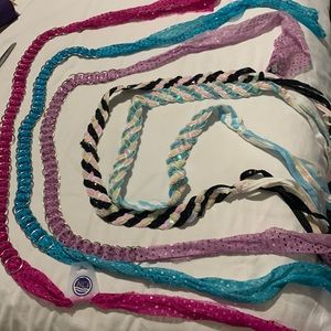 Bundle of Glitter Ties/Belts